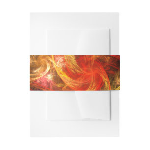 Bandeau De Faire-part Firestorm Nova Art Abstrait