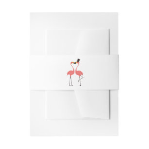 Bandeau De Faire-part Flamants roses roses tropicaux - Mariage, été, Lua