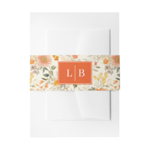 Bandeau De Faire-part Fleur de Pêche Joyeuse Botanique Vintage