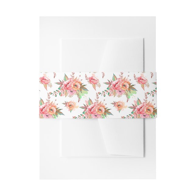 Bandeau De Faire-part fleur de printemps (Devant example)