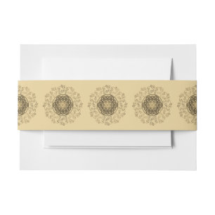 Bandeau De Faire-part Fleur de Vie - Ornements Vintage Mandala 2