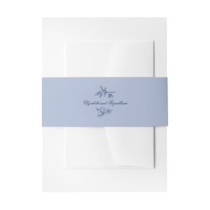 Bandeau De Faire-part Fleurs de bouquet nuptiales minimalistes