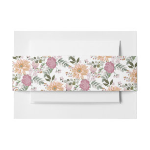 BANDEAU DE FAIRE-PART FLEURS D'ÉTÉ CHÈRES