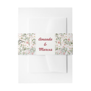Bandeau De Faire-part Fleurs japonaises de cerisier Mariage