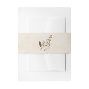 Bandeau De Faire-part Fleurs Pressées Shabby Garden Programme Chic