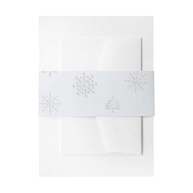 Bandeau De Faire-part Flocon de neige de chat cosmique (Devant example)