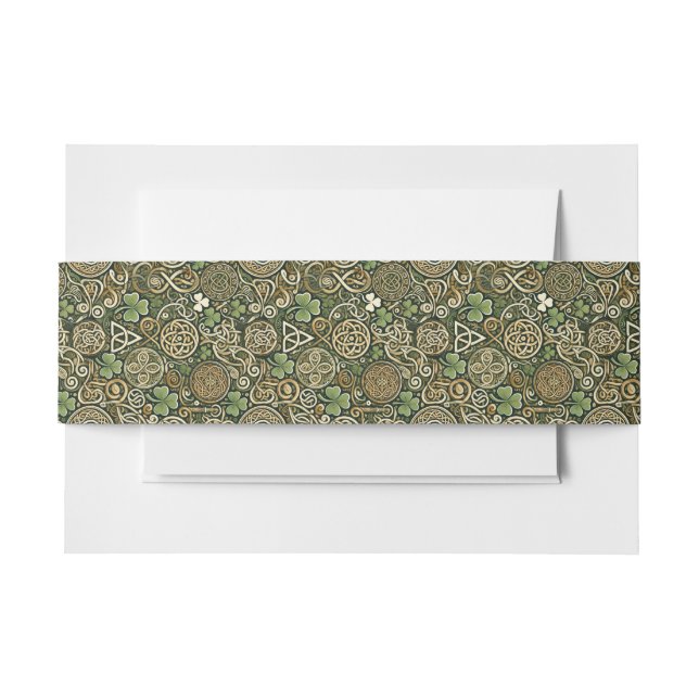 Bandeau De Faire-part Floraison celtique (Devant Example)