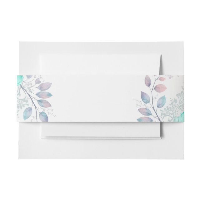 Bandeau De Faire-part floral doux (Devant Example)