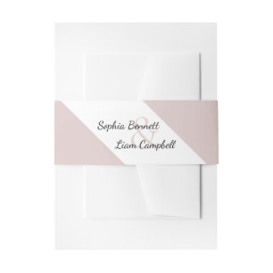 Bandeau De Faire-part Floral rose vif moderne