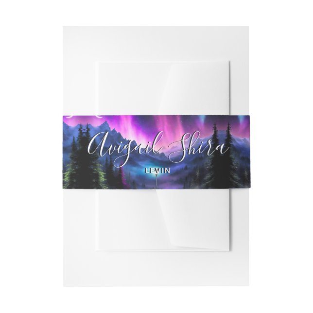 Bandeau De Faire-part Forêt enchantée (Devant example)