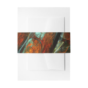 Bandeau De Faire-part Fractionner l'art Abstrait