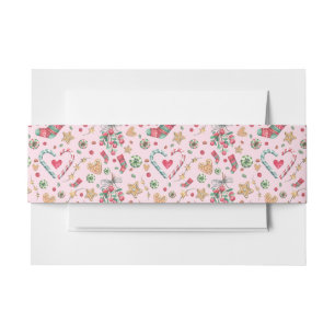 Bandeau De Faire-part Fun Christmas Cookies and Candies      