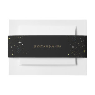 Bandeau De Faire-part Galaxie mystique Vintage céleste