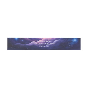 Bandeau De Faire-part Gardiens au clair de lune – Lion cosmique.