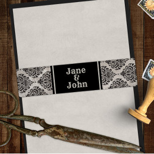 Bandeau De Faire-part Gothique Halloween Spirit Board Mariage ou douche