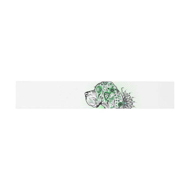 Bandeau De Faire-part Grand Danois (Plat)