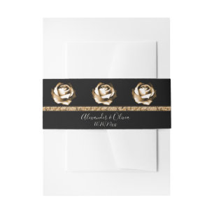 Bandeau De Faire-part Groupe Belly Invitation Rose d'or