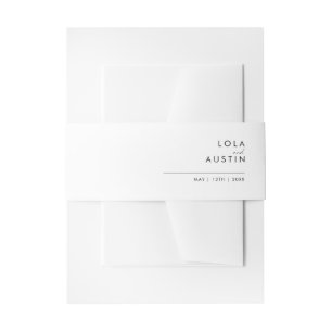 Bandeau De Faire-part Groupe de ventre d'invitation minimaliste moderne