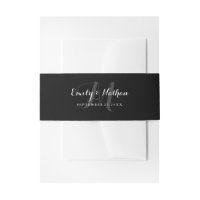 Groupe de ventre Mariage noir et blanc moderne