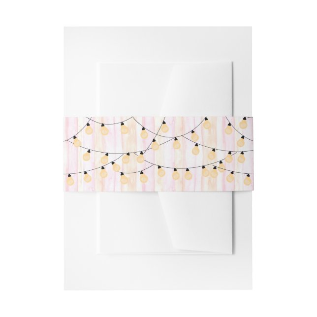 Bandeau De Faire-part Guirlande lumineuse (Devant example)