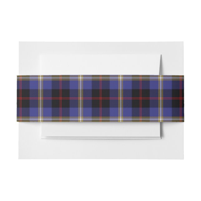 Bandeau De Faire-part Hill Scottish Tartan Belly Band (Devant Example)