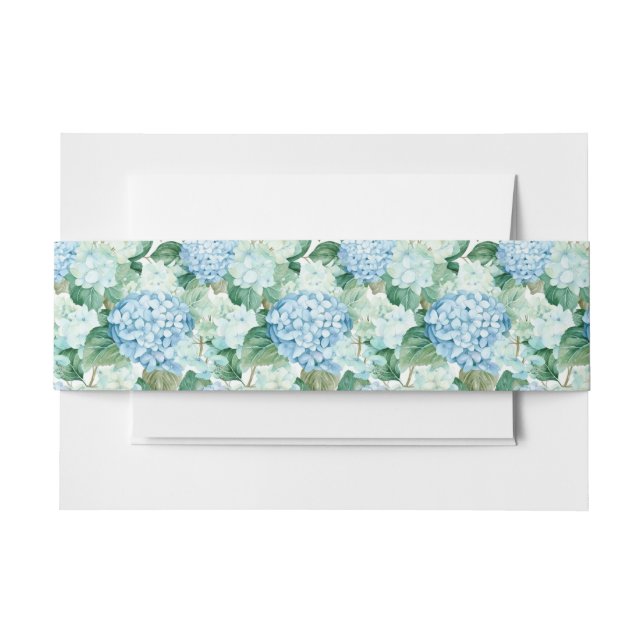 Bandeau De Faire-part Hortensias (Devant Example)