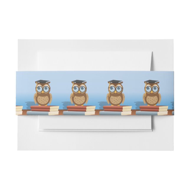 Bandeau De Faire-part Illustration de hibou (Devant Example)