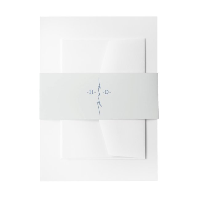 Bandeau De Faire-part Initiales de mariage chrétien Croix (Devant example)