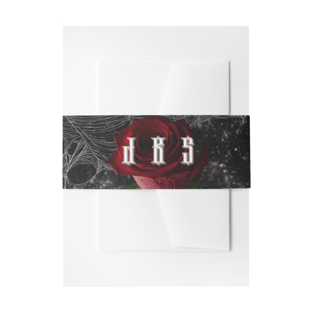 Bandeau De Faire-part Invitation Bande Belly Hauning Adeline Zade Meadow (Devant example)