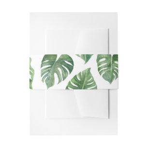 Bandeau De Faire-part Invitation de feuille de plante de fromage ventre