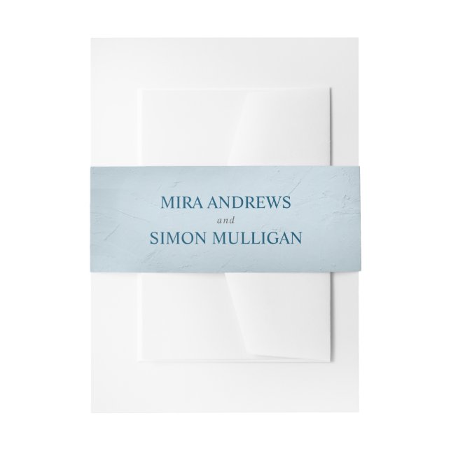 Bandeau De Faire-part Invitation élémentaire à l'eau et à la glace Bande (Devant example)