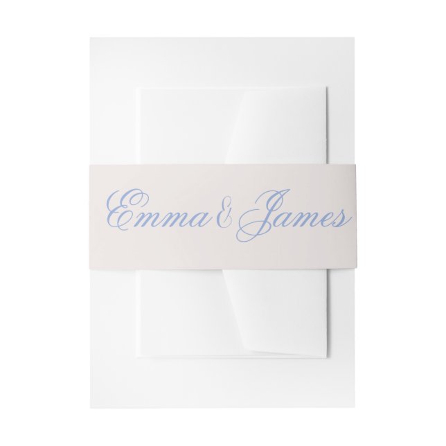Bandeau De Faire-part Invitation Romantique (couleur rose) (Devant example)