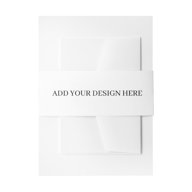 Bandeau De Faire-part Invitation Ventre Bande (Devant example)