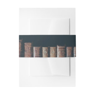 Bandeau De Faire-part Invitation vintage Boîtier Bande de ventre