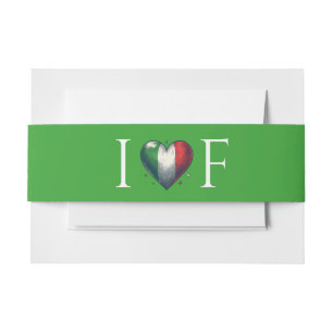 Bandeau De Faire-part Italie Mariage en couple