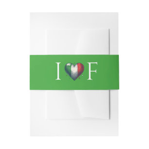 Bandeau De Faire-part Italie Mariage en couple