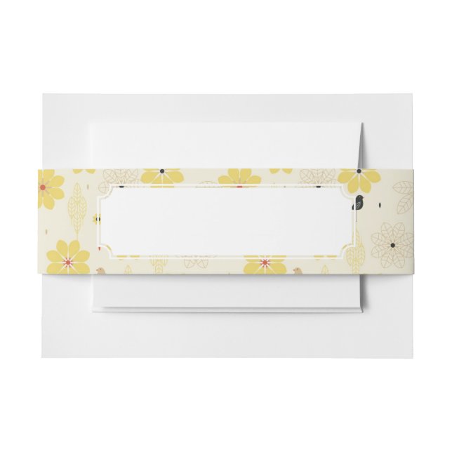 Bandeau De Faire-part Jardin d'oiseau (Devant Example)