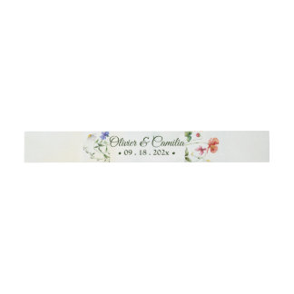 Bandeau De Faire-part Jardin Whimsical Fleur sauvage Mariage d'été