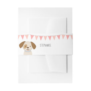 Bandeau De Faire-part Joli chiot