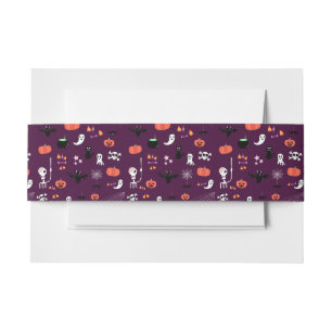 Bandeau De Faire-part Jolie Art Halloween Créatif