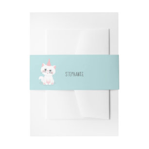 Bandeau De Faire-part Jour Purr-fect Chat Anniversaire
