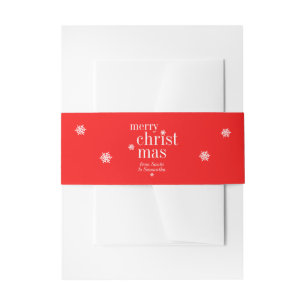 Bandeau De Faire-part Joyeux Noël Neige de à