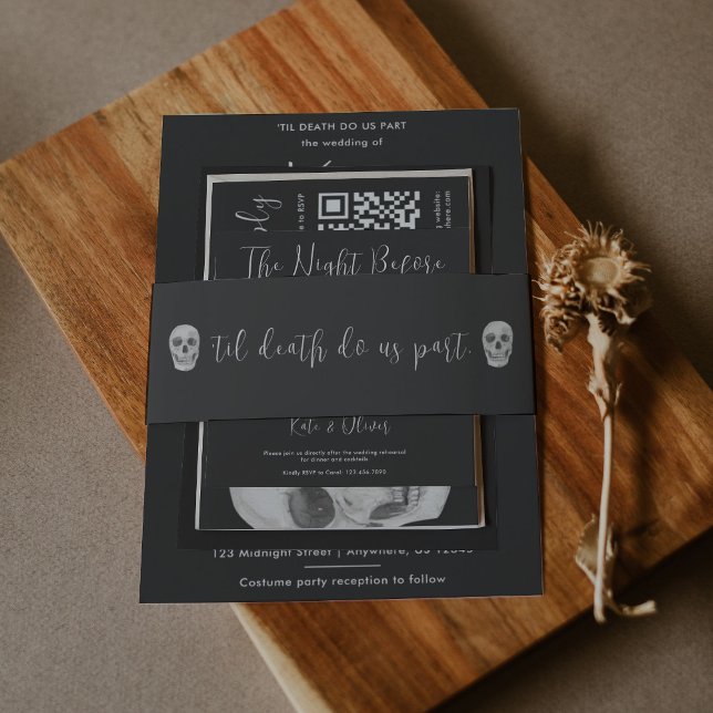 Bandeau De Faire-part Jusqu'à ce que la mort nous sépare  (Créateur téléchargé)