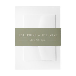 Bandeau De Faire-part Katherine Couleurs courbes Mariage