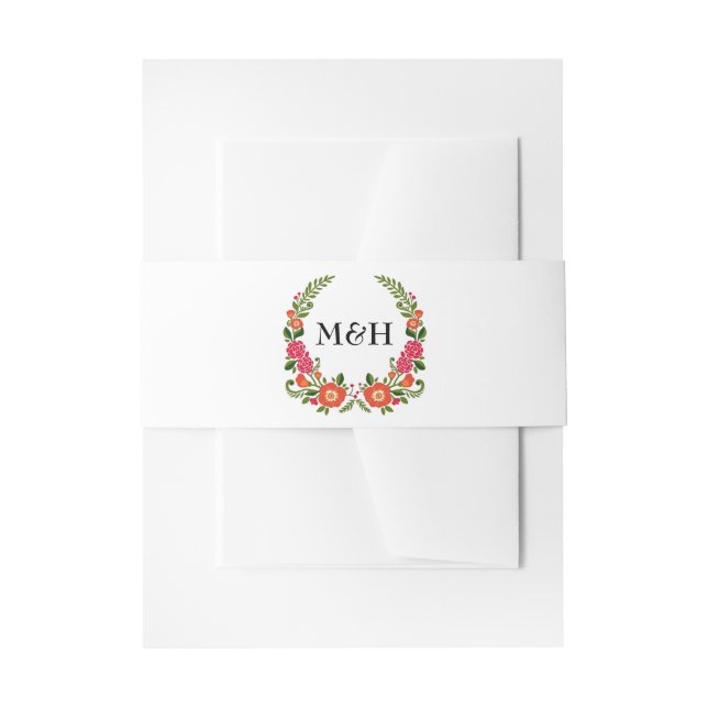 Bandeau De Faire-part La collection de Mariages d'été de Bohême (Devant example)