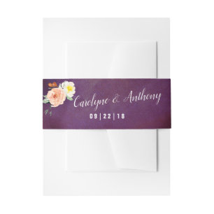 Bandeau De Faire-part La Collection Mariage Romance In Bloom