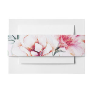 Bandeau De Faire-part Lavande chic avec Mariage floral aquarelle