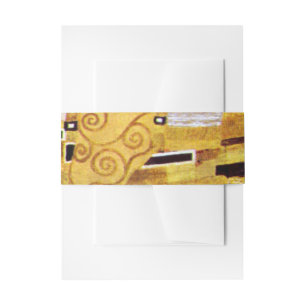 Bandeau De Faire-part Le Baiser (détail du motif) de Gustav Klimt Mariag