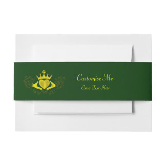 Bandeau De Faire-part Le Claddagh (Or)