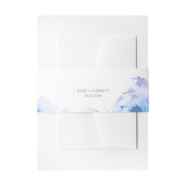 Bandeau De Faire-part Le ventre d'aquarelle réunit des invitations de (Devant example)